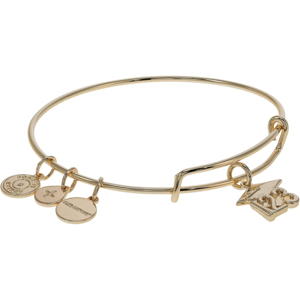 image:imageAlex and Ani 2023 Graduation Cap Charm Bangle BraceletShiny Gold