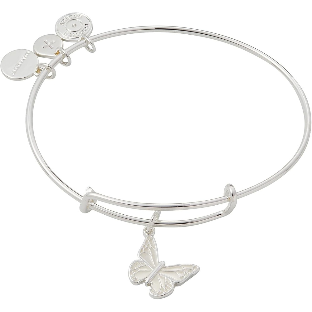 image:imageAlex and Ani Butterfly BraceletsPearlized Butterfly Charm Bangle