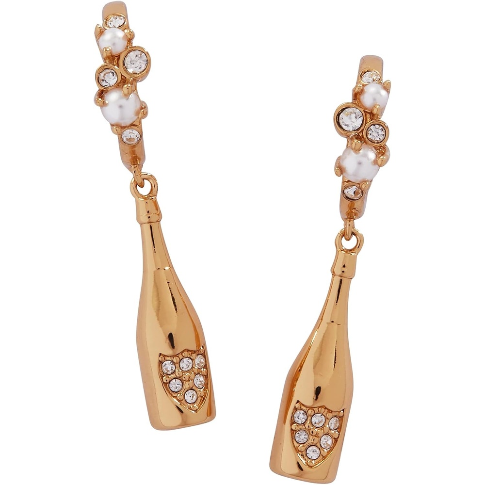 image:imageAlex and Ani Champagne Drop Huggie JewelryChampagne Drop Huggie Hoop Earrings