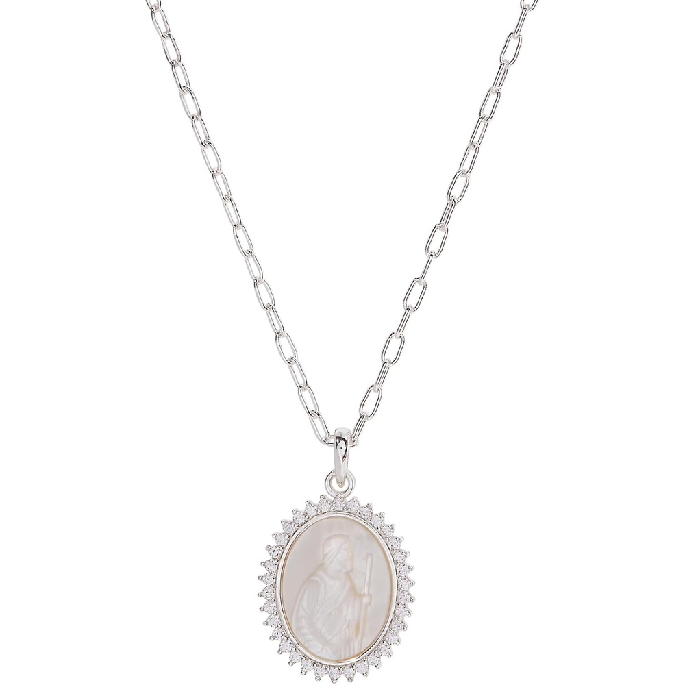 image:imageAlex and Ani Divine Guides St Christopher Pendant NecklaceShiny Silver