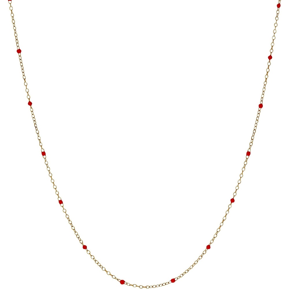 image:imageAlex and Ani Enamel Dot Chain NecklaceRed