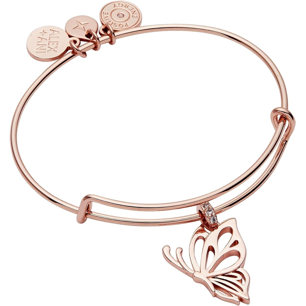 image:imageAlex and Ani Goliath Openwork Butterfly Bangle Bracelet Rose Silver