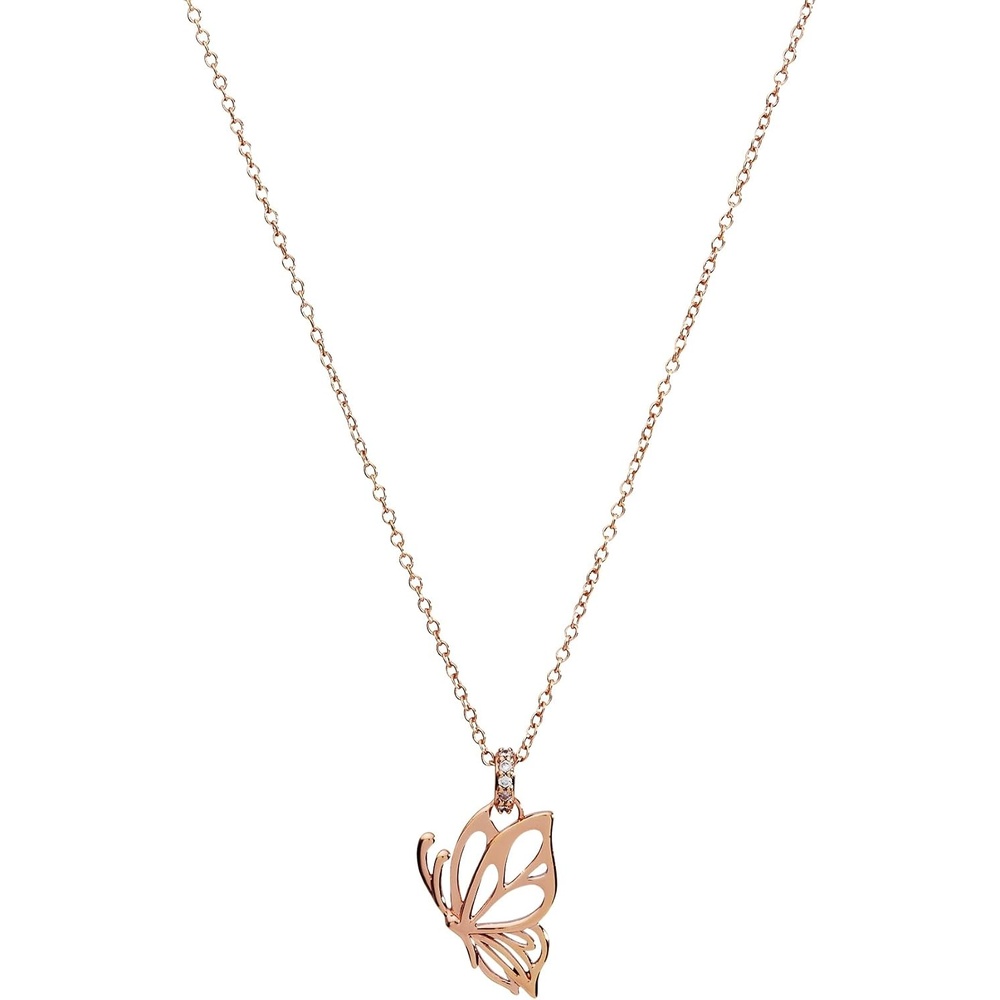 image:imageAlex and Ani Goliath Openwork Butterfly Pendant Necklace Rose Silver