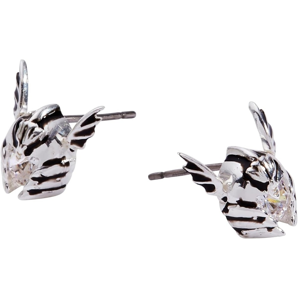 image:imageAlex and Ani HOUSE OF THE DRAGON Earrings  Inspired Hoops amp Studs NickelFree Hypoallergenic FinishDaemon Targaryen Stud Antique Silver