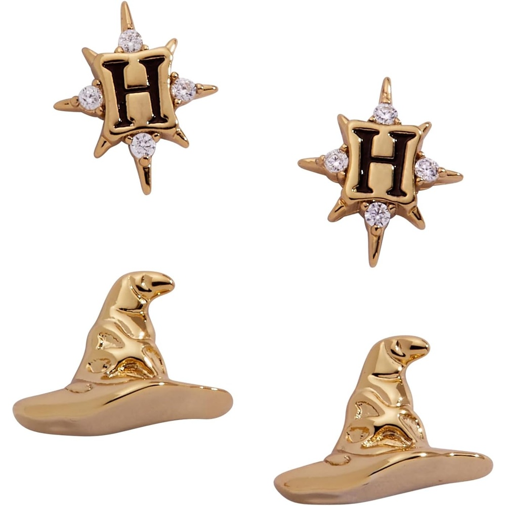 image:imageAlex and Ani Harry Potter EarringsHogwarts  Sorting Hat