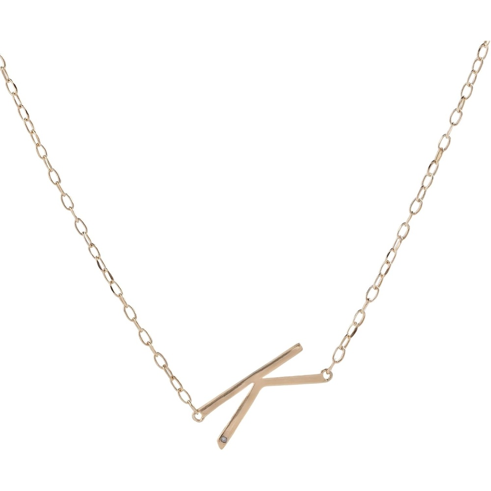 image:imageAlex and Ani Initial K Precious Elongated NecklaceAlex and Ani Precious Elongated Initial Necklace K