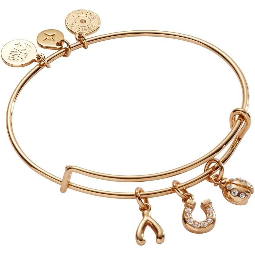 image:imageAlex and Ani Love and Luck MultiCharm BangleGold