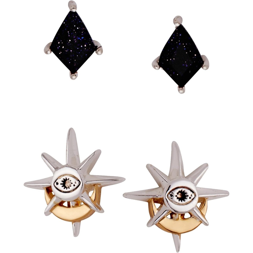 image:imageAlex and Ani Moon Magic EarringsCelestial Earring set of 2 Two Tone