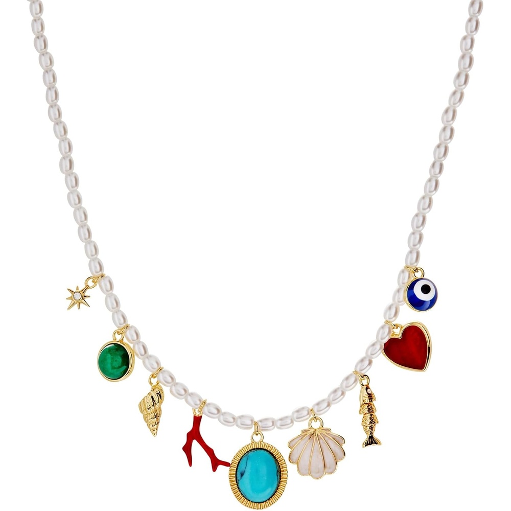 image:imageAlex and Ani Moonlight Beach Pearl Charm NecklaceMoonlight Beach Pearl Charm Necklace