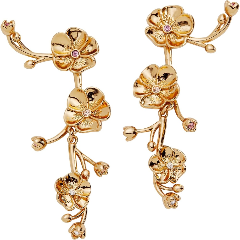 image:imageAlex and Ani New York Botanical Garden Floral EarringsAlex and Ani New York Botanical Garden Pansies Statement Earrings