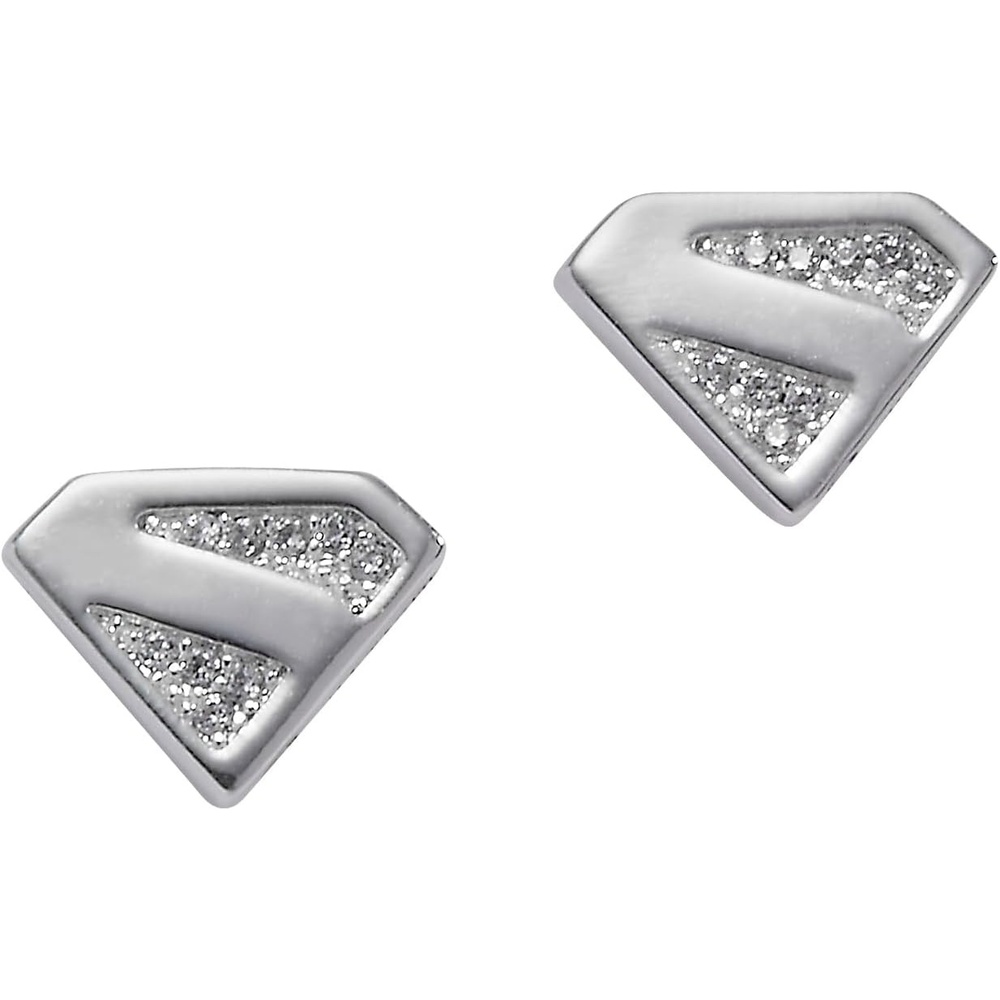 image:imageAlex and Ani SUPERMAN Fortress of Solitude JewelrySUPERMAN Pave Logo Stud