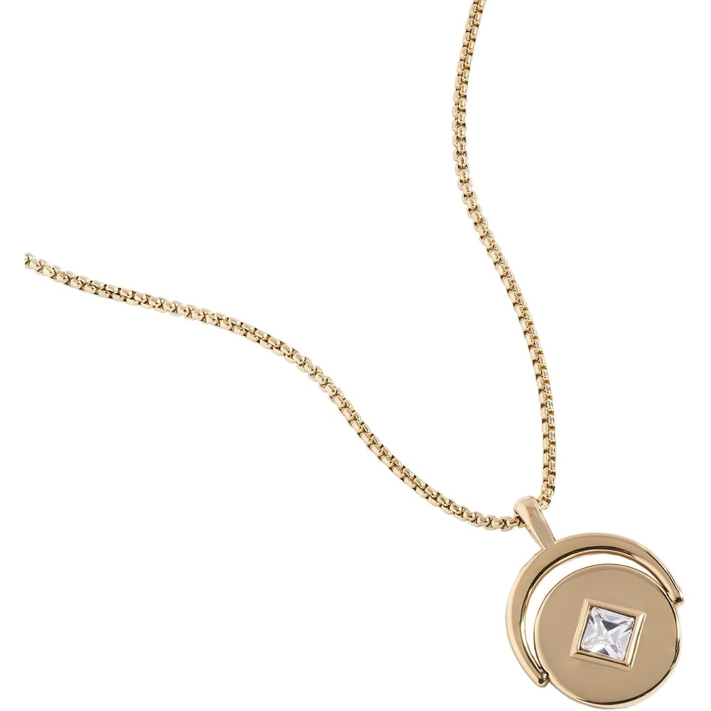image:imageAlex and Ani September Birthstone and Flower Flip Charm NecklaceStainless Gold