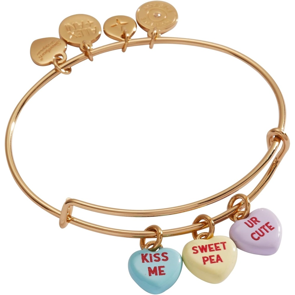 image:imageAlex and Ani Sweethearts MultiCharm BraceletSweethearts MultiHeart Charm Bangle