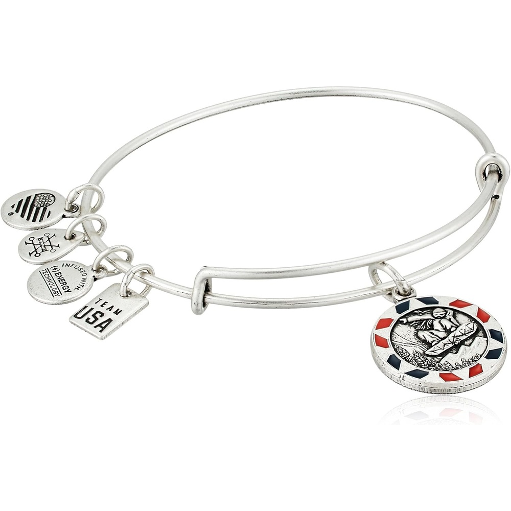 image:imageAlex and Ani Team USA Snowboarding Charm Bangle