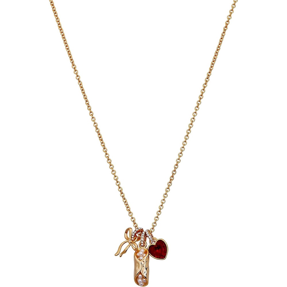 image:imageAlex and Ani There Cannoli Be You Multi Charm Cluster Necklace Shiny Gold