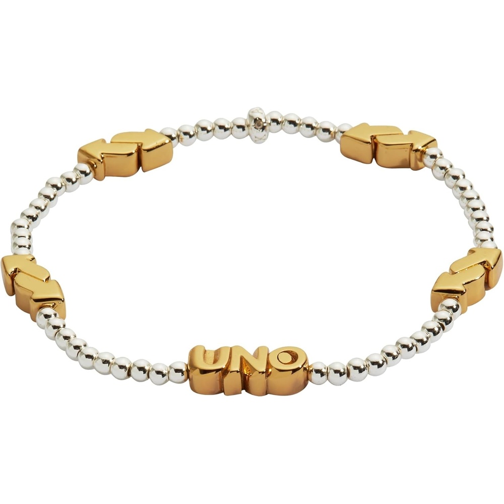 image:imageAlex and Ani UNO Reverse Card Beaded BangleAlex and Ani UNO Reverse Symbol Stationed Stretch Bracelet