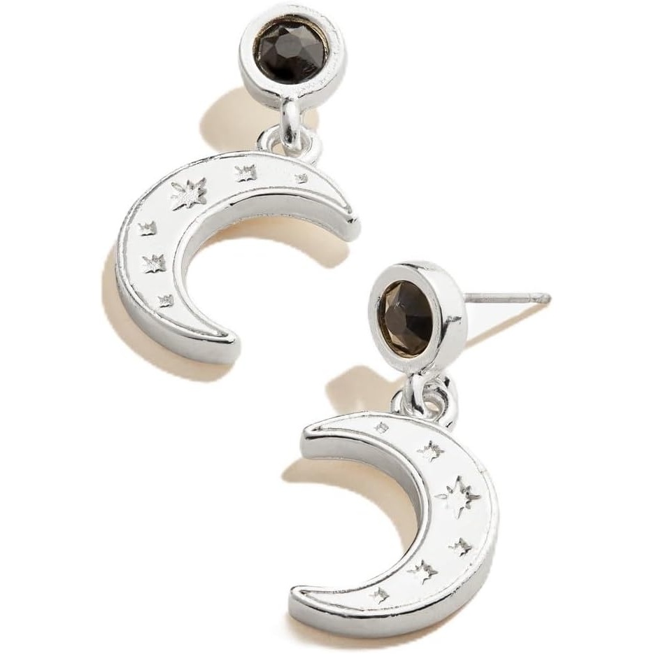 image:imageAlex and Ani V19EMNS04SSMoon Statement EarringsShiny SilverClear