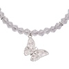 ALEX AND ANI Glass Butterfly Bracelets(Beaded Charm Bangle)