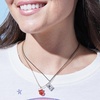 Alex and Ani ‘90s Nostalgia Cassette Necklace(Silver)
