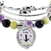Alex and Ani BEETLEJUICE ‘Handbook for the Recently Deceased’ Pendant Necklace(Set of 3 bangles)