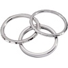 Alex and Ani Baguette Stacking Ring Set of 3(Stainless Silver)