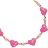 Alex and Ani Barbie Gold and Pink Jewelry(Alex and Ani Barbie™ Logo Heart Beaded Bangle)