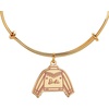 Alex and Ani Barbie Gold and Pink Jewelry(Alex and Ani Barbie™ Western Jacket Charm Bangle)