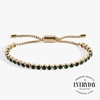Alex and Ani Bolo Crystal Tennis Bracelet(Stainless Steel Gold)