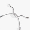 Alex and Ani Bolo Crystal Tennis Bracelet(Stainless Steel Gold)