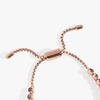 Alex and Ani Bolo Crystal Tennis Bracelet(Stainless Steel Rose Gold)