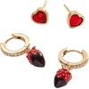 Alex and Ani Box of Chocolate Jewelry(Chocolate-Covered Strawberry Earrings  Set of 2)