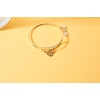 Alex and Ani Butterfly Bracelets(Monarch Butterfly + Crystal Accent Charm Bangle)