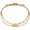 Alex and Ani Butterfly Stranded Bracelet Set(Stainless Steel Gold)