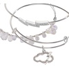 Alex and Ani Cloud, Lightening Bolt and Rain Drop Bangle Set of 3(Alex and Ani April Showers Bangle set of 3)