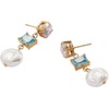 Alex and Ani Coin Pearl Drop Gold Jewelry(Coin Pearl Triple Drop Earring)