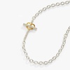 Alex and Ani Cross And Heart Necklace, Sterling Silver(Charm Bracelet)