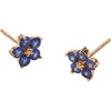 Alex and Ani Crystal Forget-Me-Not Flower Jewelry(Earrings)