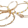 Alex and Ani Daisy Slider Jewelry(Alex and Ani Daisy Bangle set of 5)
