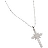 Alex and Ani Divine Guides Cross Pendant Necklace(Shiny Silver)