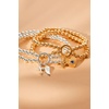 Alex and Ani Double Stretch Bracelets(Evil Eye + Feather)