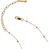 Alex and Ani Enamel Dot Chain Necklace(Red)