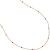 Alex and Ani Enamel Dot Chain Necklace(Red)