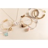 Alex and Ani Floral Teapot Locket Pendant Necklace