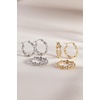 Alex and Ani Frozen Mariner Chain Rings(Stainless Silver)