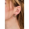 Alex and Ani HOUSE OF THE DRAGON® Earrings – Inspired Hoops & Studs, Nickel-Free, Hypoallergenic Finish(Syrax Front to Back Hoop (Antique Gold))