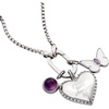 Alex and Ani Heart Trio Interchangeable Charm Necklace
