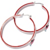 Alex and Ani Hot Wheels Earrings(Racecar Hoop (Shiny Silver))