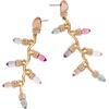 Alex and Ani Light Bulb Earrings(Gold Muted)