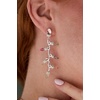 Alex and Ani Light Bulb Earrings(Silver Muted)