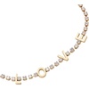 Alex and Ani “Love” Crystal Tennis Bracelet(Stainless Gold)